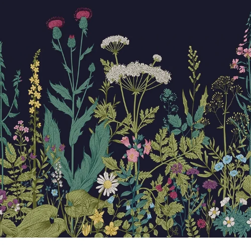 NEW Beautiful wild flowers wall mural Wall paper